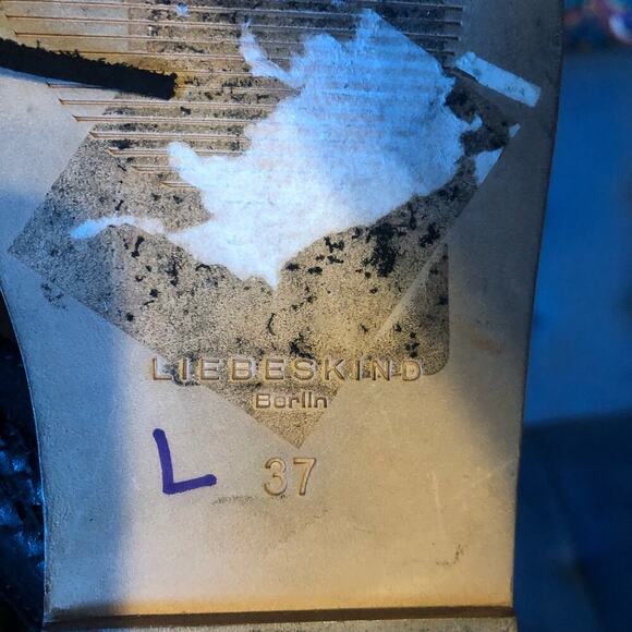 Liebeskind Berlin Anthropologie Sandals Black Leather Fringe Suede U.S. Size 6.5 - Picture 7 of 7